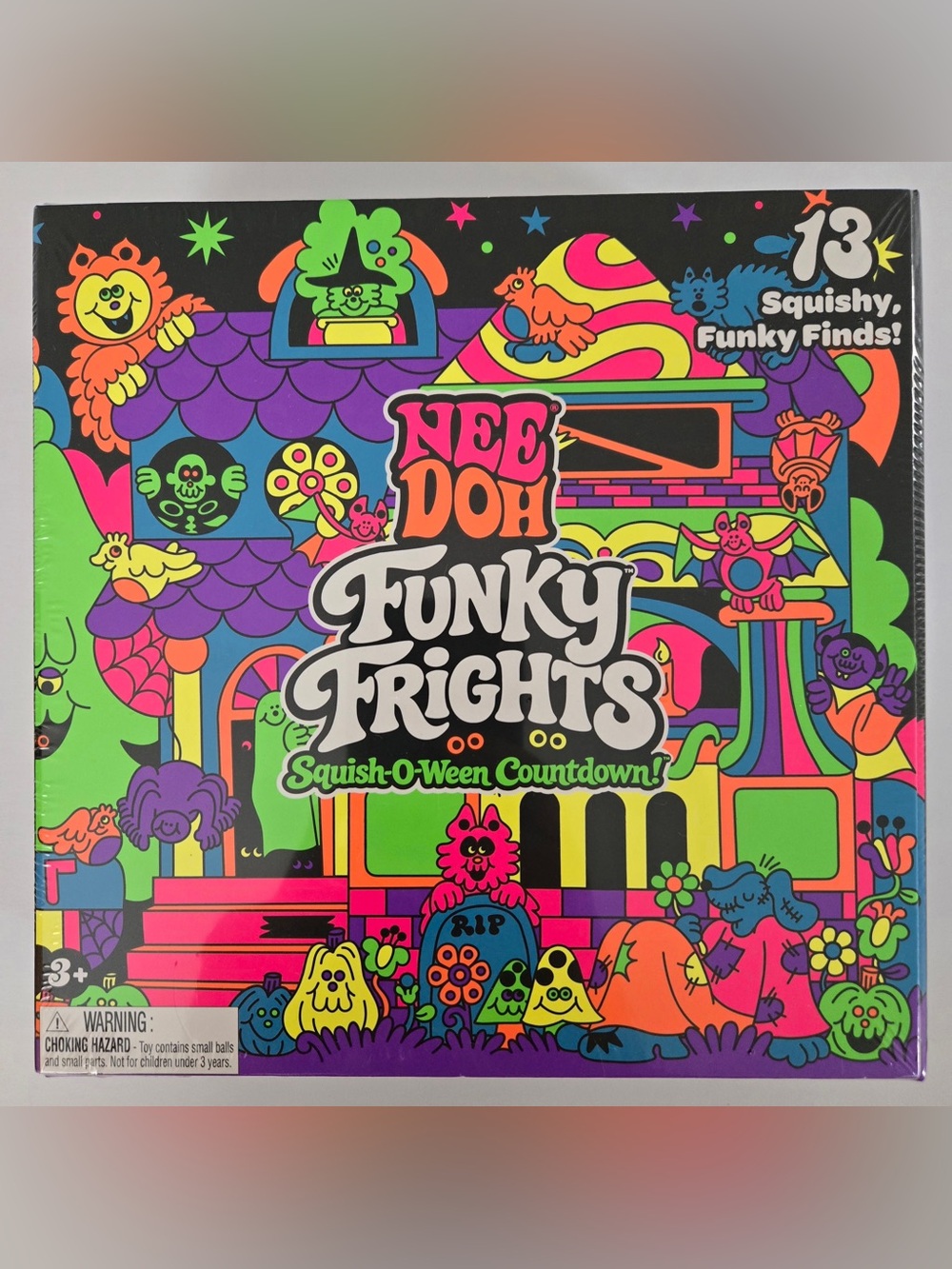 NeeDoh Funky Frights Squish-O-Ween Countdown 👻